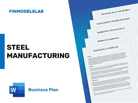 metal fabrication business plan sample|steel business plan template.